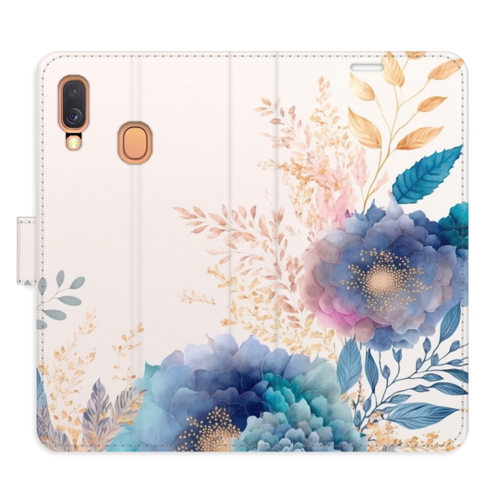 Flipové pouzdro iSaprio - Ornamental Flowers 03 - Samsung Galaxy A40