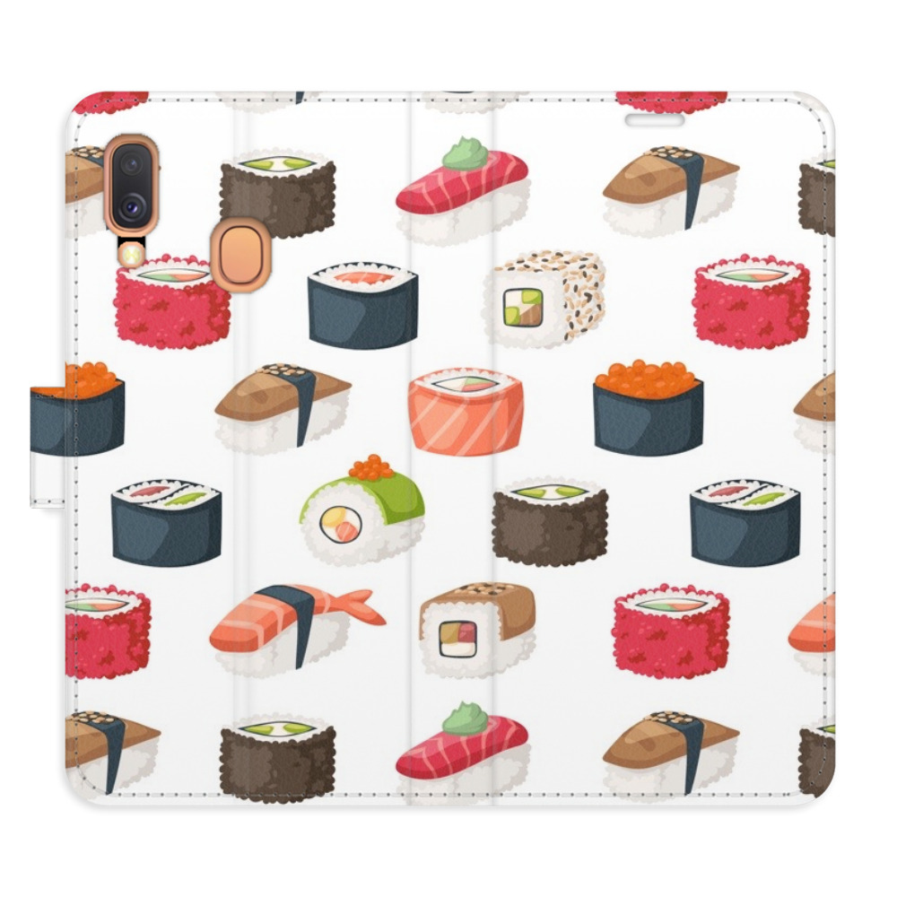 Flipové pouzdro iSaprio - Sushi Pattern 02 - Samsung Galaxy A40