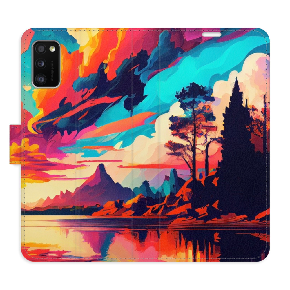Flipové pouzdro iSaprio - Colorful Mountains 02 - Samsung Galaxy A41