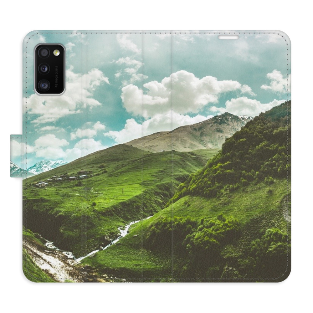 Flipové pouzdro iSaprio - Mountain Valley - Samsung Galaxy A41