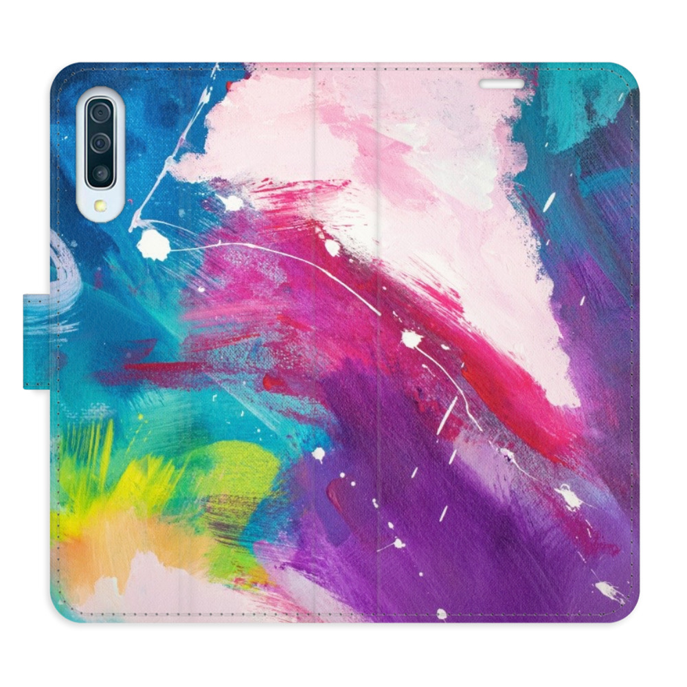 Levně Flipové pouzdro iSaprio - Abstract Paint 05 - Samsung Galaxy A50