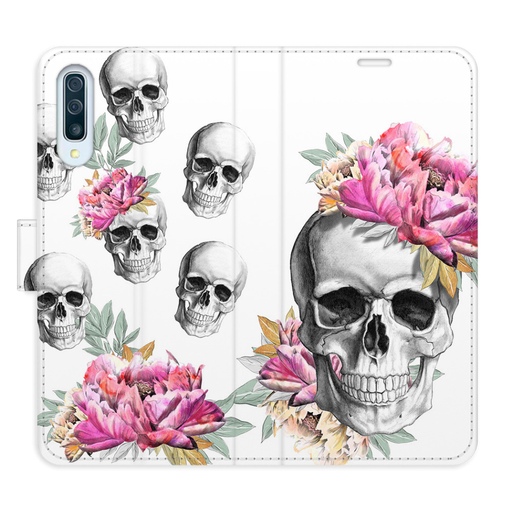 Flipové pouzdro iSaprio - Crazy Skull - Samsung Galaxy A50
