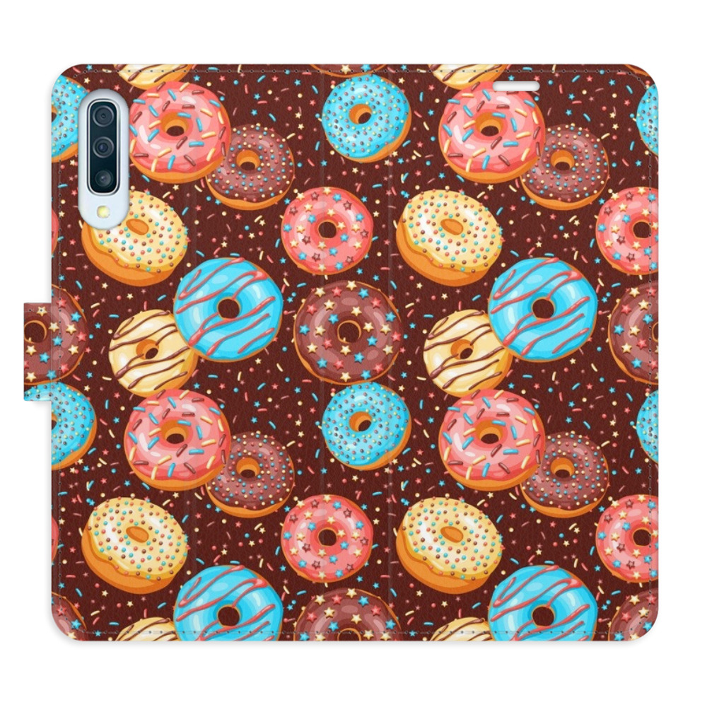 Flipové pouzdro iSaprio - Donuts Pattern - Samsung Galaxy A50
