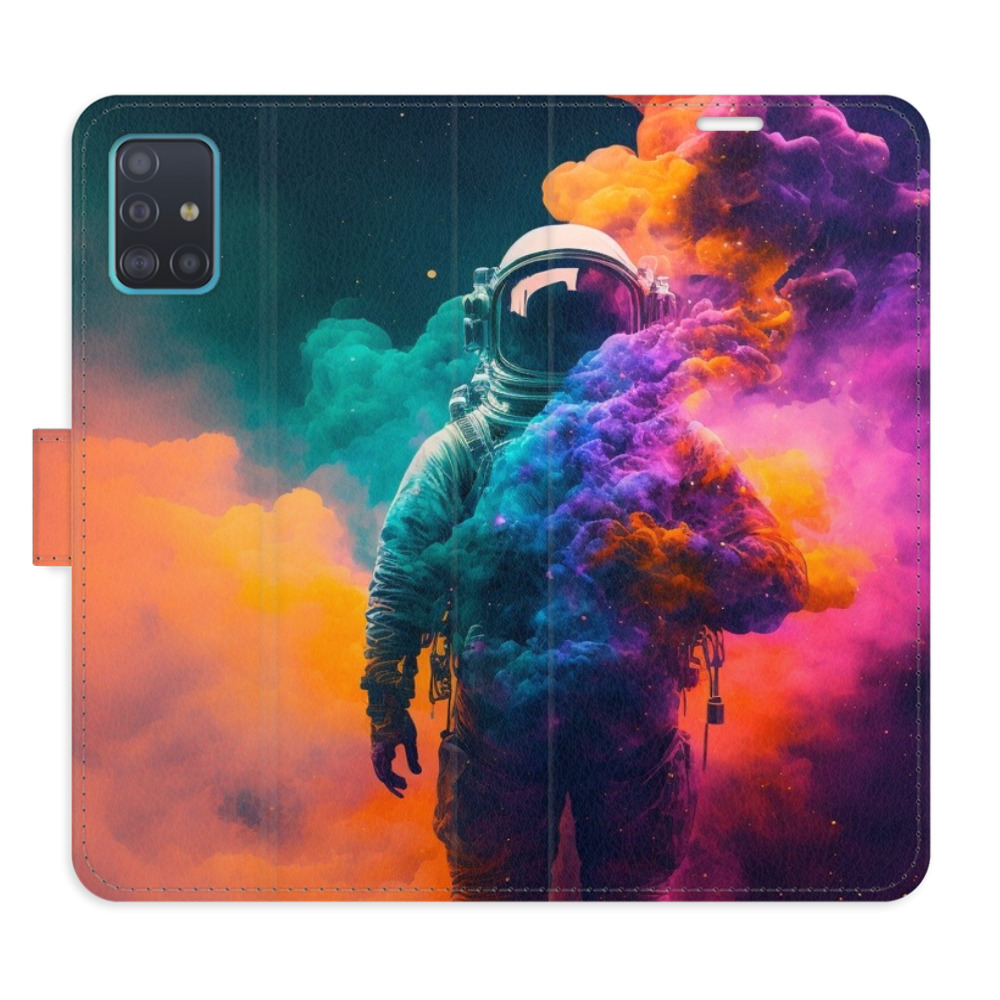 Flipové pouzdro iSaprio - Astronaut in Colours 02 - Samsung Galaxy A51