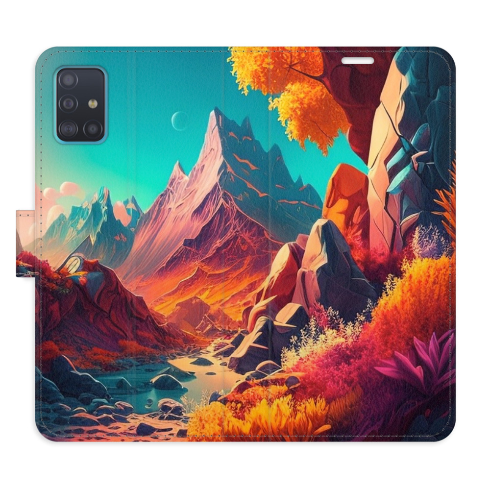 Flipové pouzdro iSaprio - Colorful Mountains - Samsung Galaxy A51