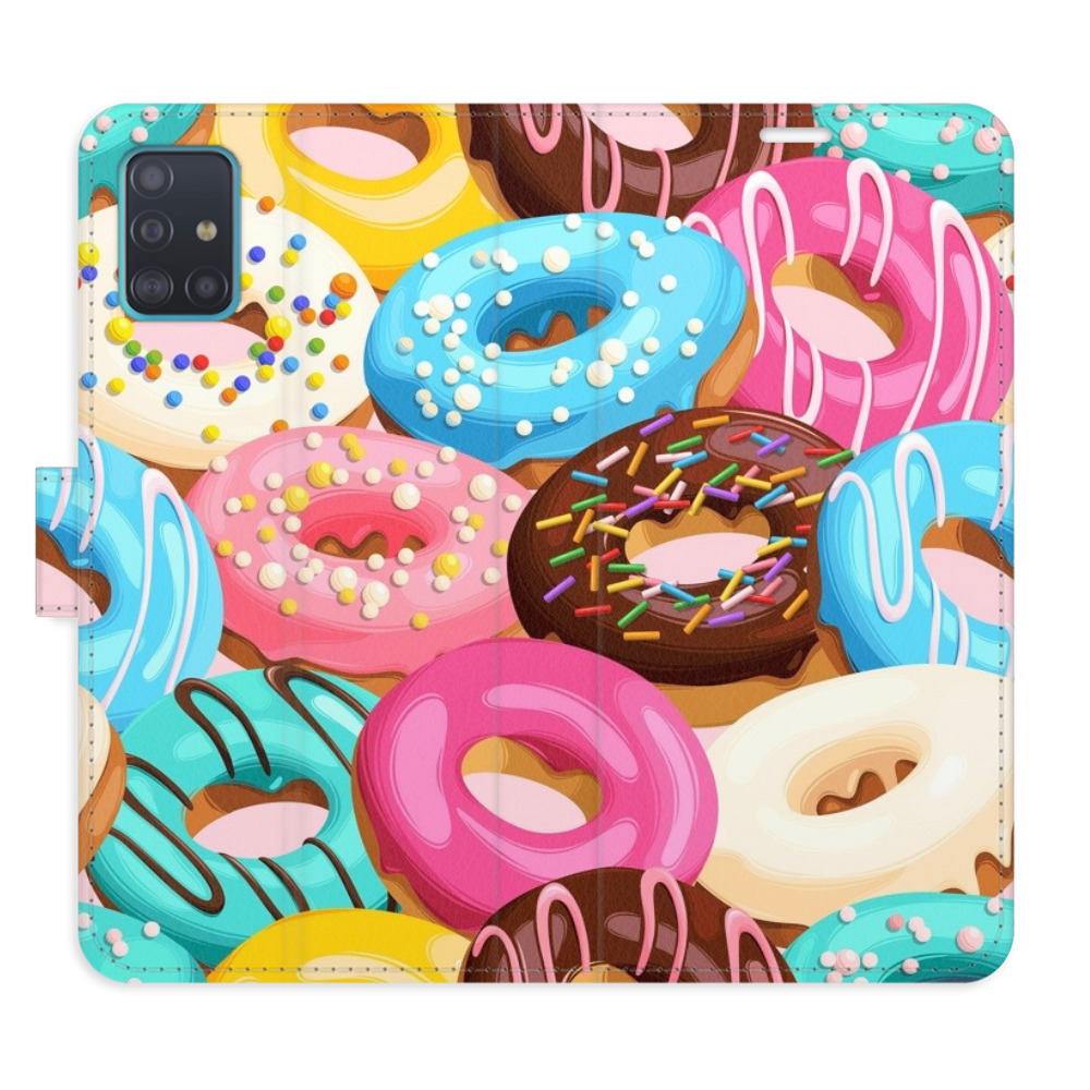 Flipové pouzdro iSaprio - Donuts Pattern 02 - Samsung Galaxy A51