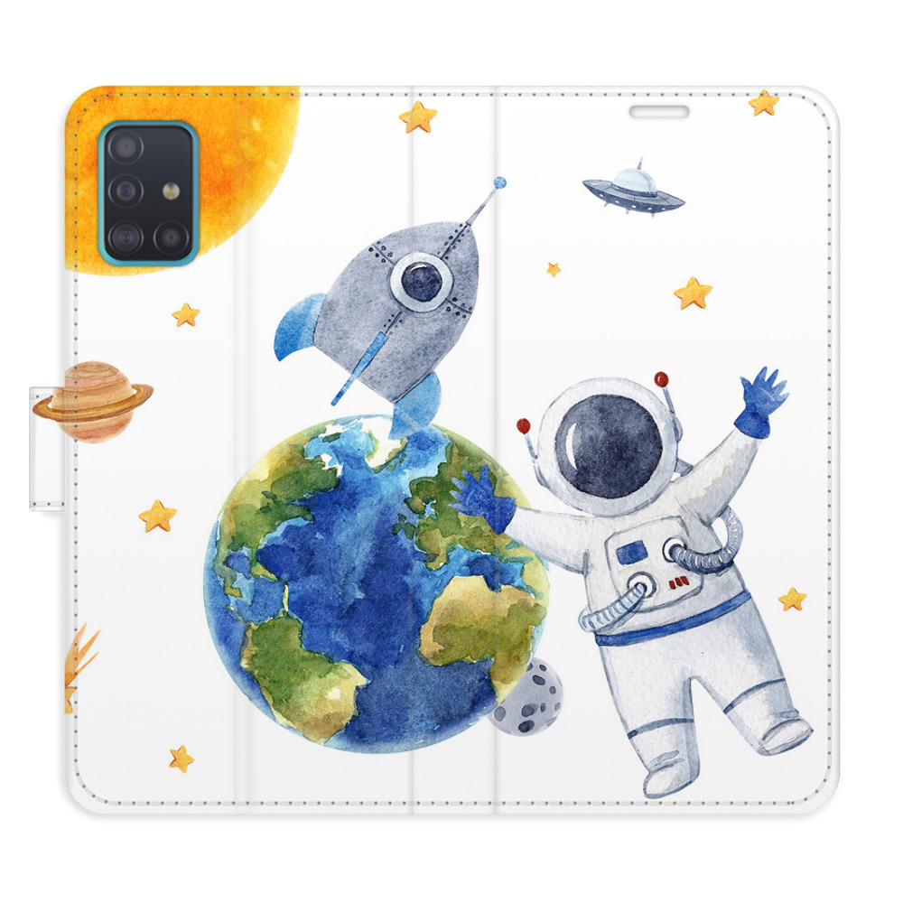 Flipové pouzdro iSaprio - Space 06 - Samsung Galaxy A51