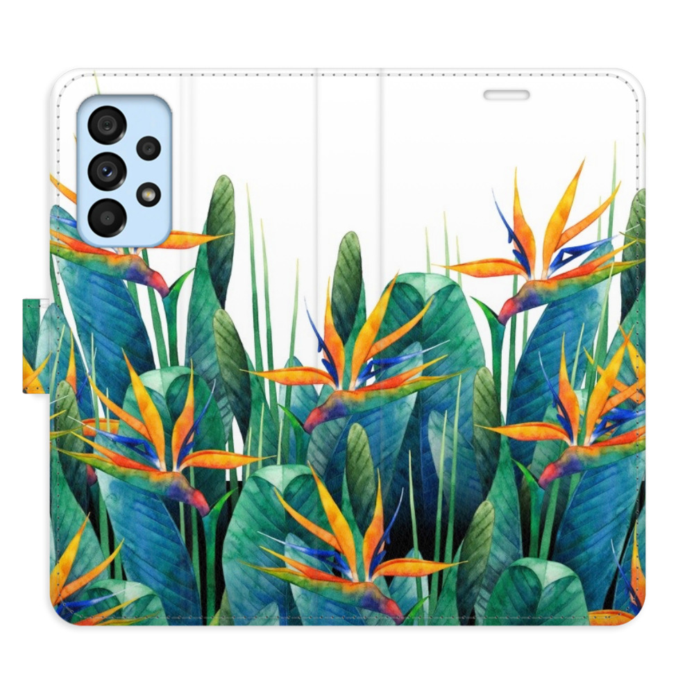 Flipové pouzdro iSaprio - Exotic Flowers 02 - Samsung Galaxy A53 5G