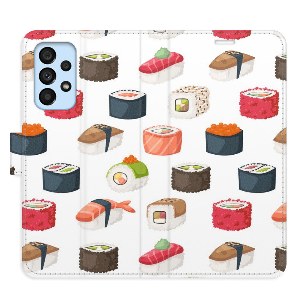 Flipové pouzdro iSaprio - Sushi Pattern 02 - Samsung Galaxy A53 5G
