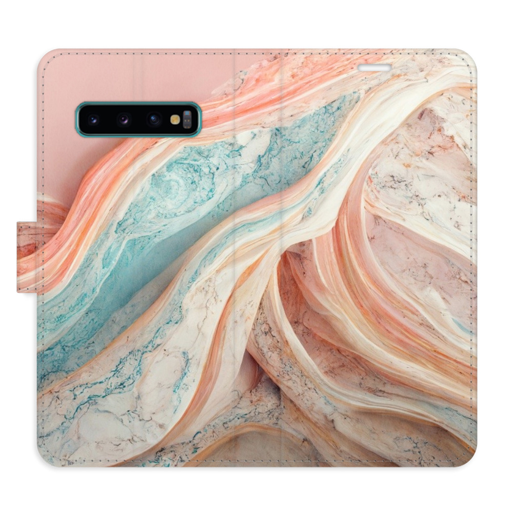 Flipové pouzdro iSaprio - Colour Marble - Samsung Galaxy S10