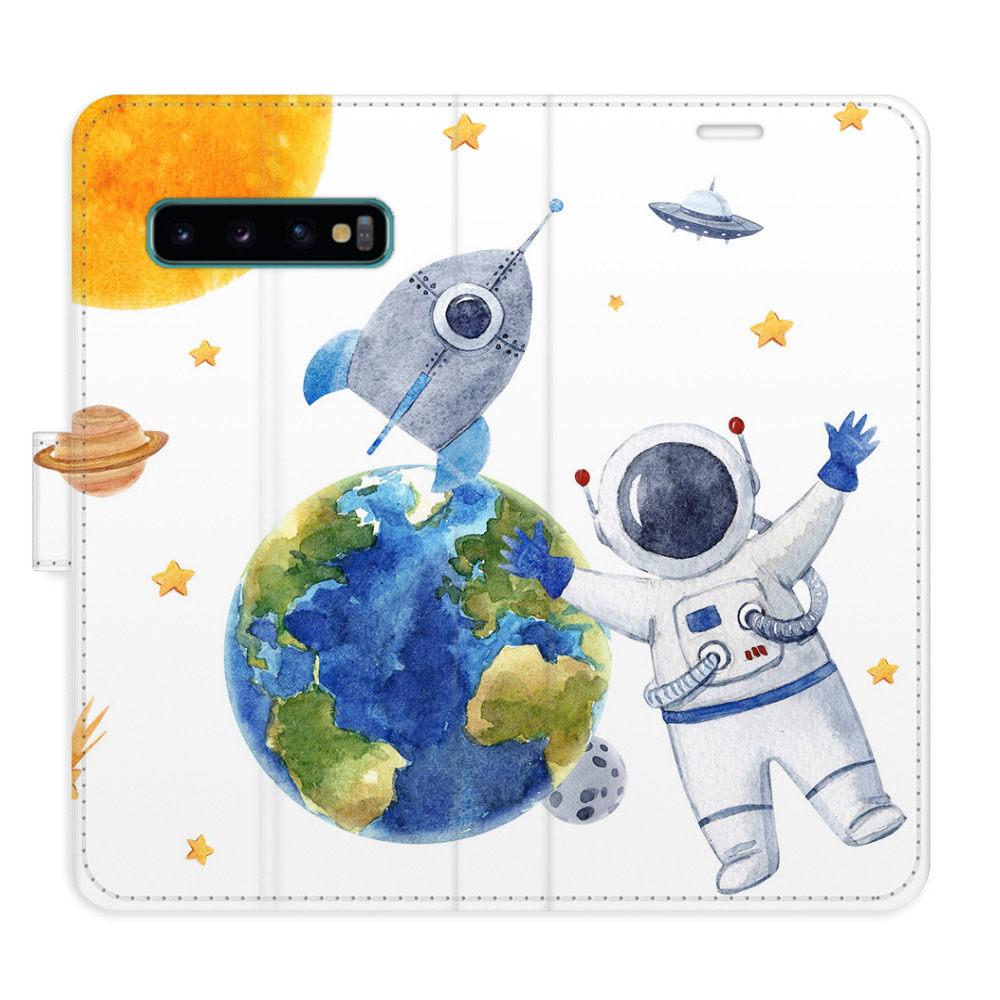 Flipové pouzdro iSaprio - Space 06 - Samsung Galaxy S10