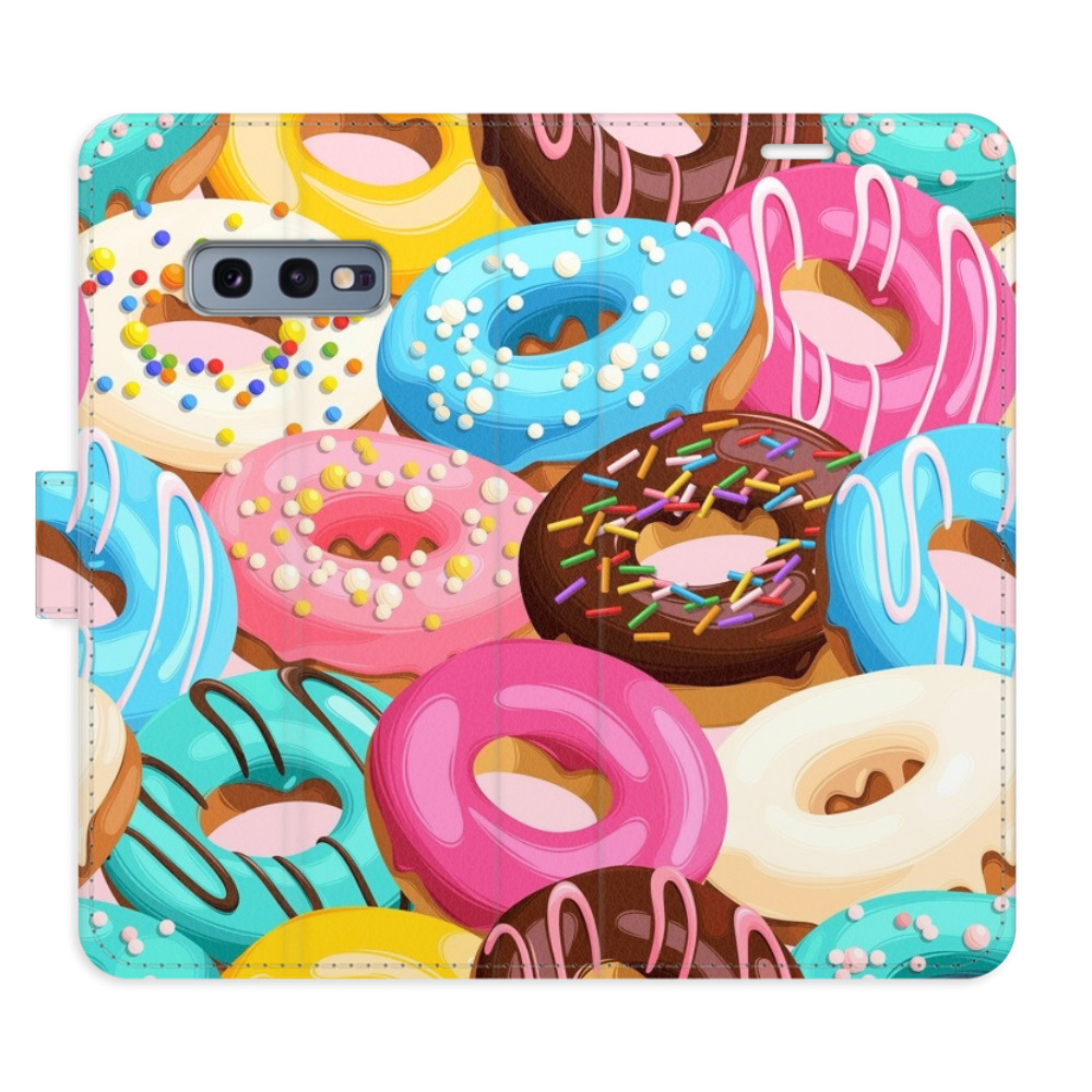Flipové pouzdro iSaprio - Donuts Pattern 02 - Samsung Galaxy S10e