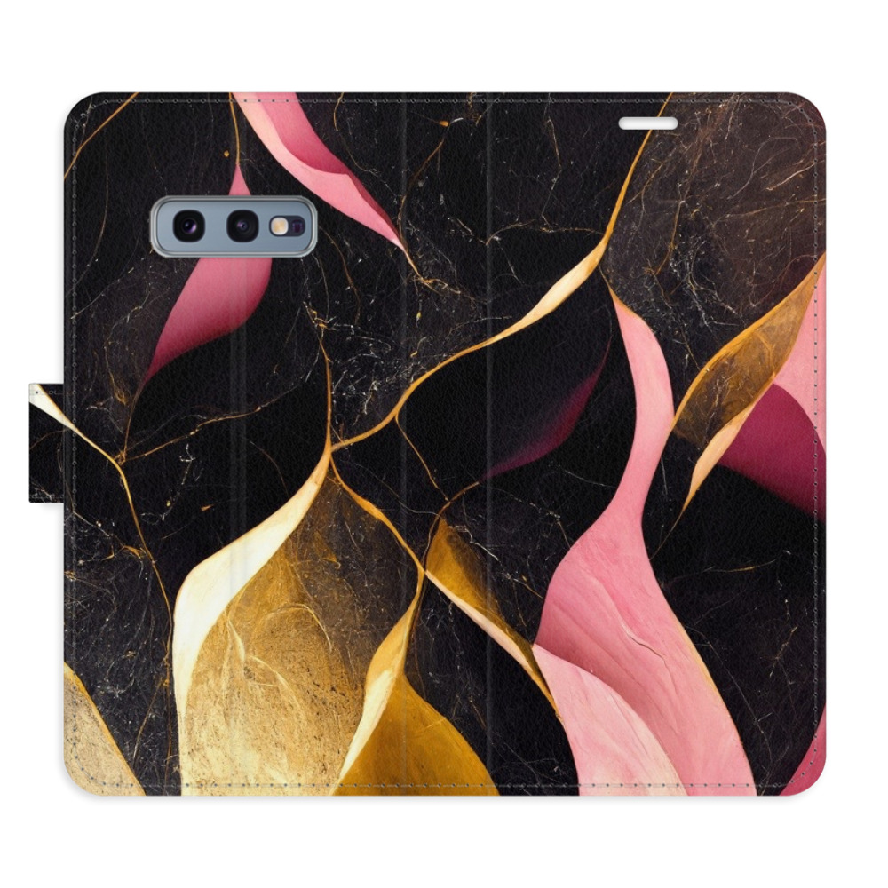 Flipové pouzdro iSaprio - Gold Pink Marble 02 - Samsung Galaxy S10e