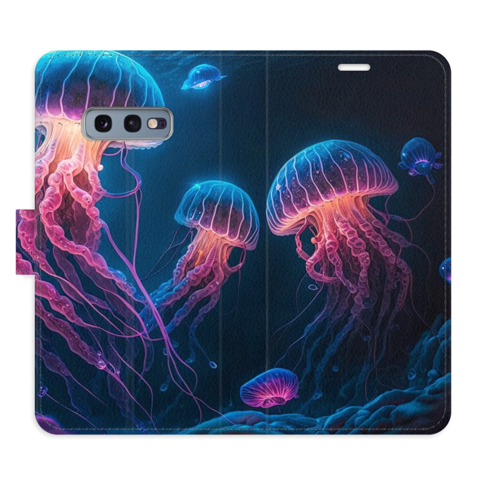 Flipové pouzdro iSaprio - Jellyfish - Samsung Galaxy S10e