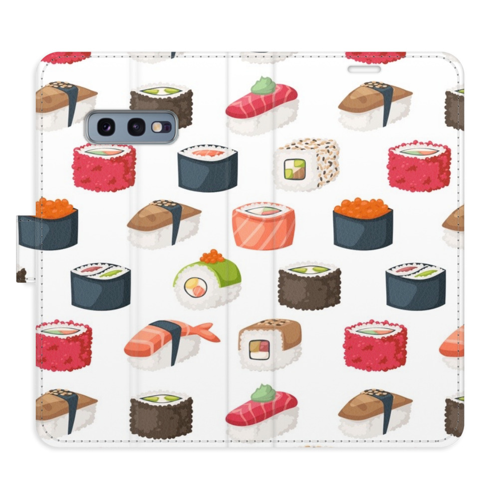 Flipové pouzdro iSaprio - Sushi Pattern 02 - Samsung Galaxy S10e
