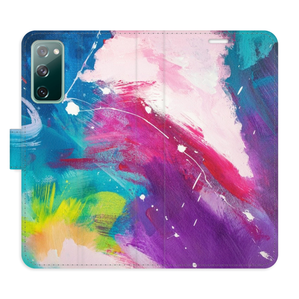 Levně Flipové pouzdro iSaprio - Abstract Paint 05 - Samsung Galaxy S20 FE
