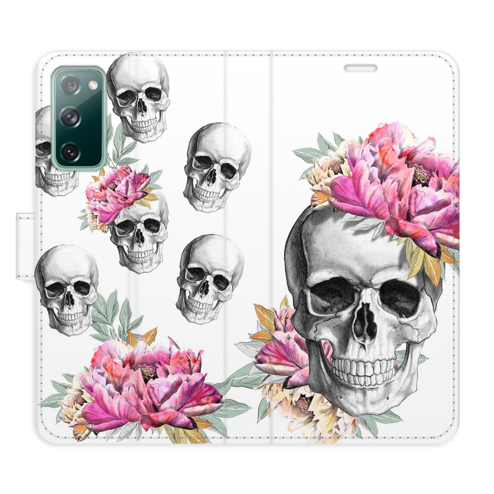 Flipové pouzdro iSaprio - Crazy Skull - Samsung Galaxy S20 FE
