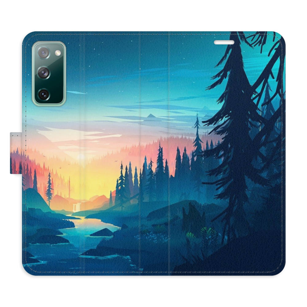 Flipové pouzdro iSaprio - Magical Landscape - Samsung Galaxy S20 FE