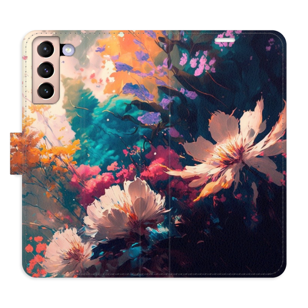 Flipové pouzdro iSaprio - Spring Flowers - Samsung Galaxy S21