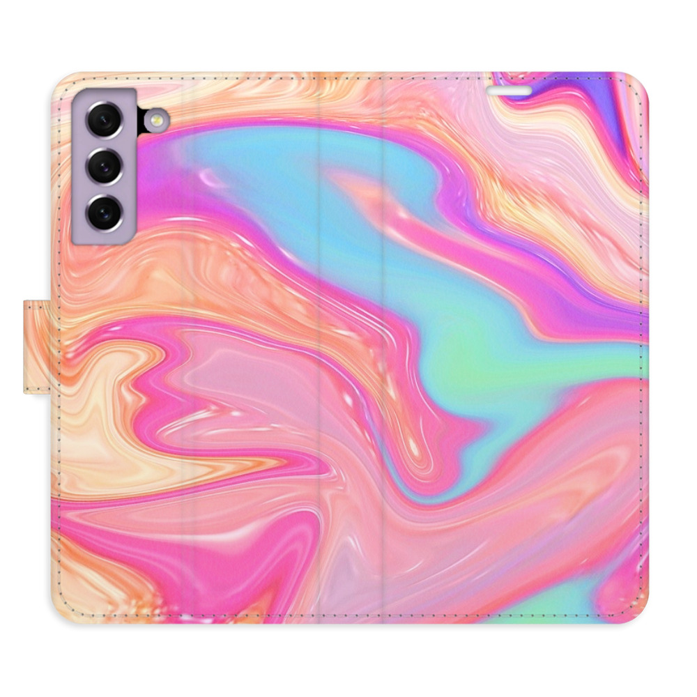 Flipové pouzdro iSaprio - Abstract Paint 07 - Samsung Galaxy S21 FE 5G