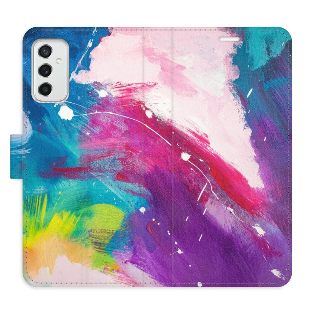 Levně Flipové pouzdro iSaprio - Abstract Paint 05 - Samsung Galaxy M52 5G