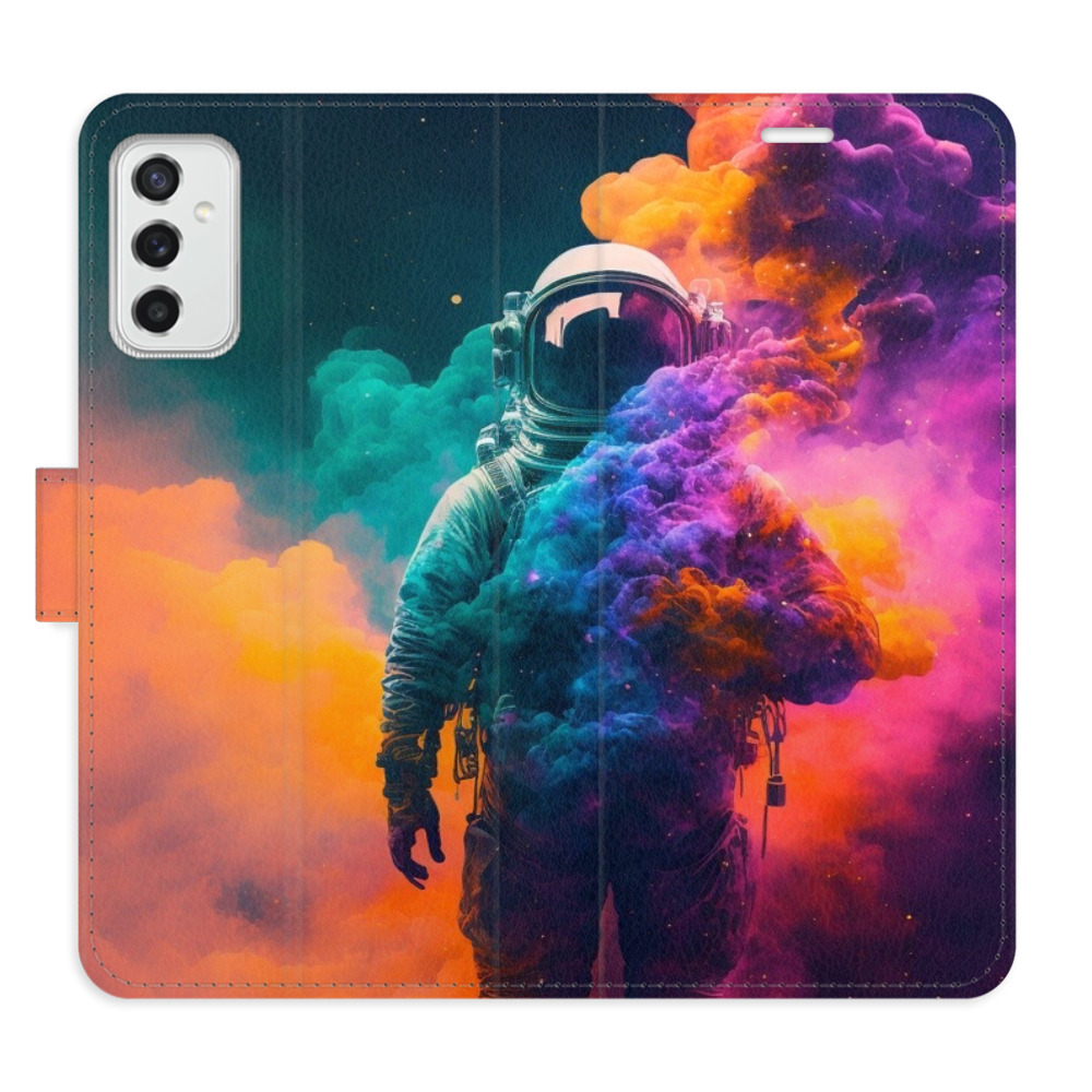 Flipové pouzdro iSaprio - Astronaut in Colours 02 - Samsung Galaxy M52 5G