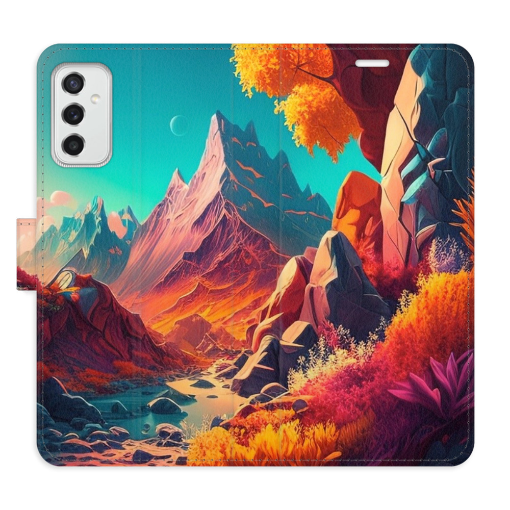 Flipové pouzdro iSaprio - Colorful Mountains - Samsung Galaxy M52 5G