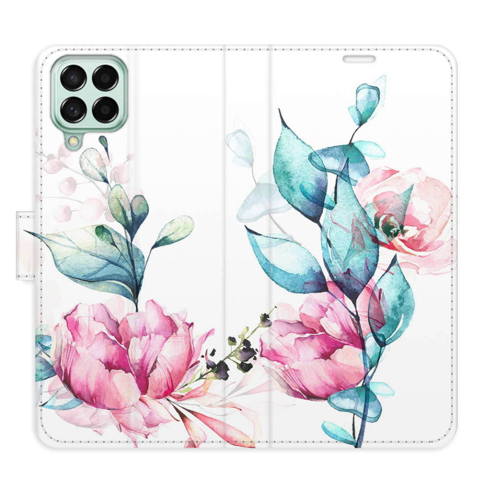 Flipové pouzdro iSaprio - Beautiful Flower - Samsung Galaxy M53 5G