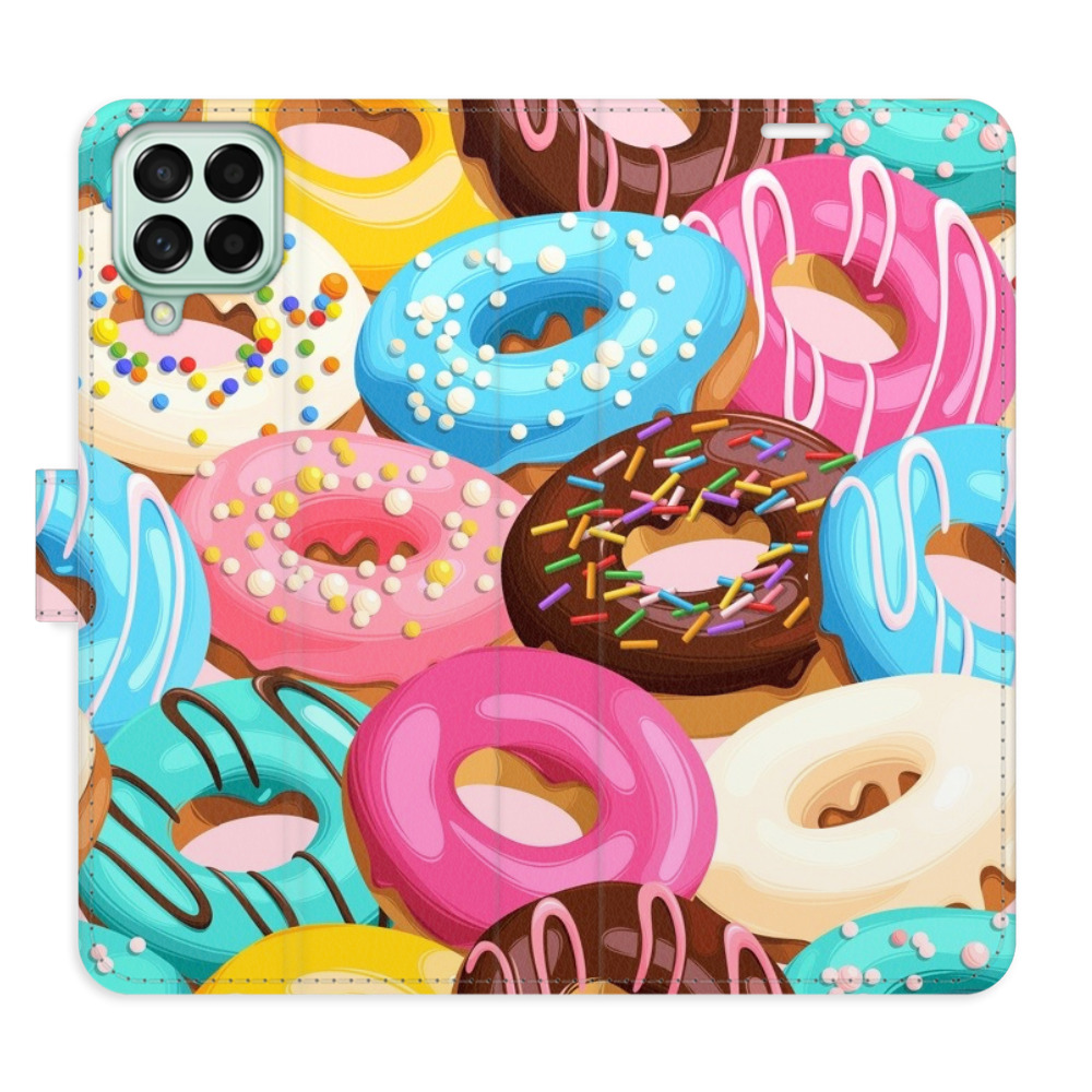 Flipové pouzdro iSaprio - Donuts Pattern 02 - Samsung Galaxy M53 5G