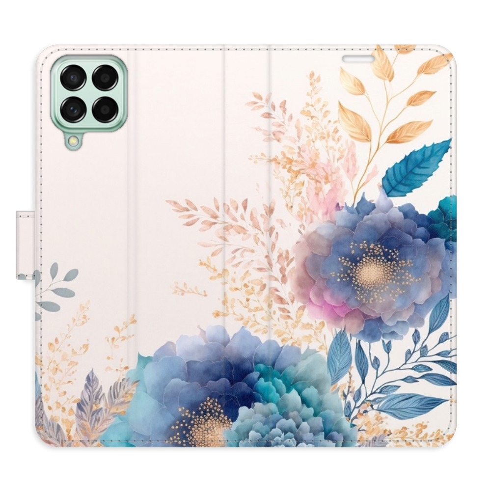 Flipové pouzdro iSaprio - Ornamental Flowers 03 - Samsung Galaxy M53 5G
