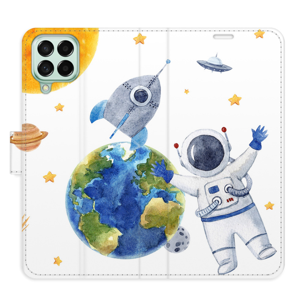 Flipové pouzdro iSaprio - Space 06 - Samsung Galaxy M53 5G