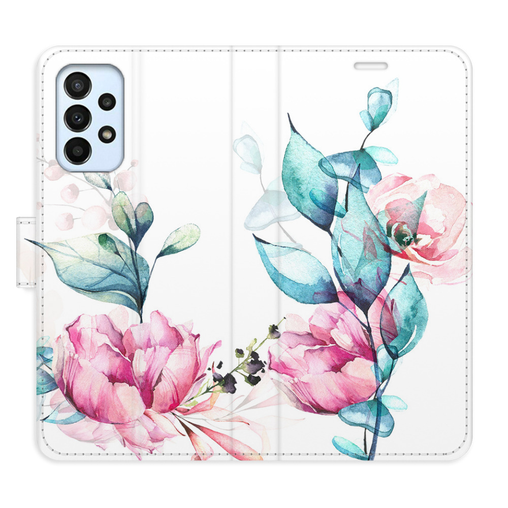 Flipové pouzdro iSaprio - Beautiful Flower - Samsung Galaxy A23 / A23 5G
