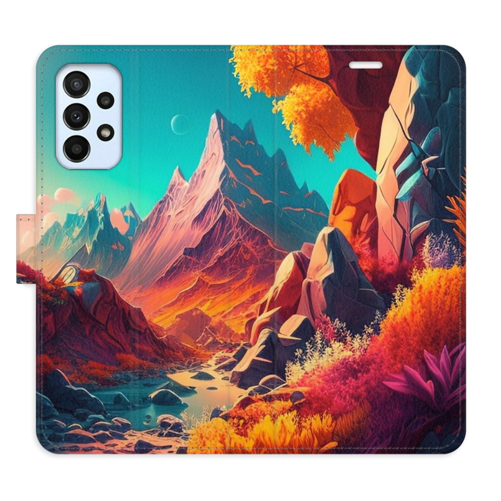 Flipové pouzdro iSaprio - Colorful Mountains - Samsung Galaxy A23 / A23 5G