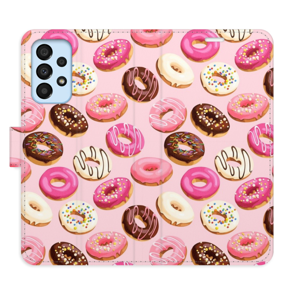 Flipové pouzdro iSaprio - Donuts Pattern 03 - Samsung Galaxy A33 5G