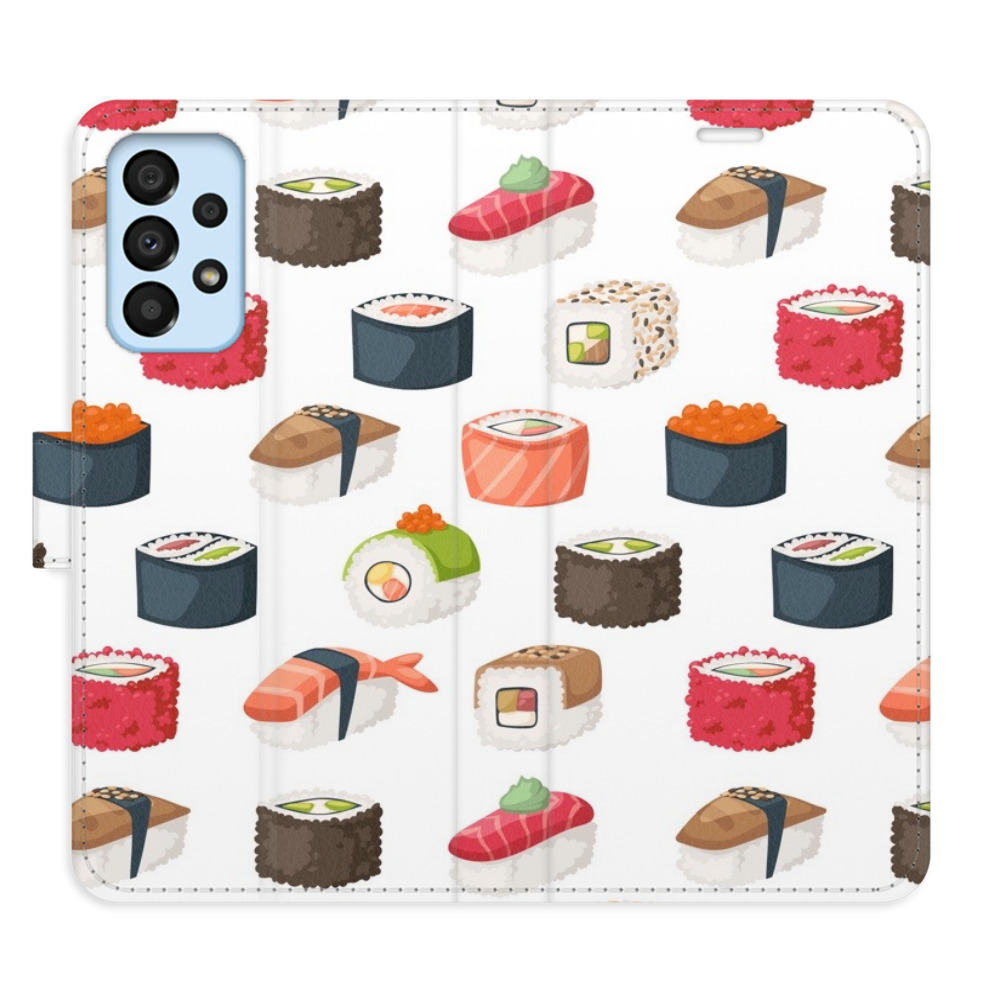 Flipové pouzdro iSaprio - Sushi Pattern 02 - Samsung Galaxy A33 5G