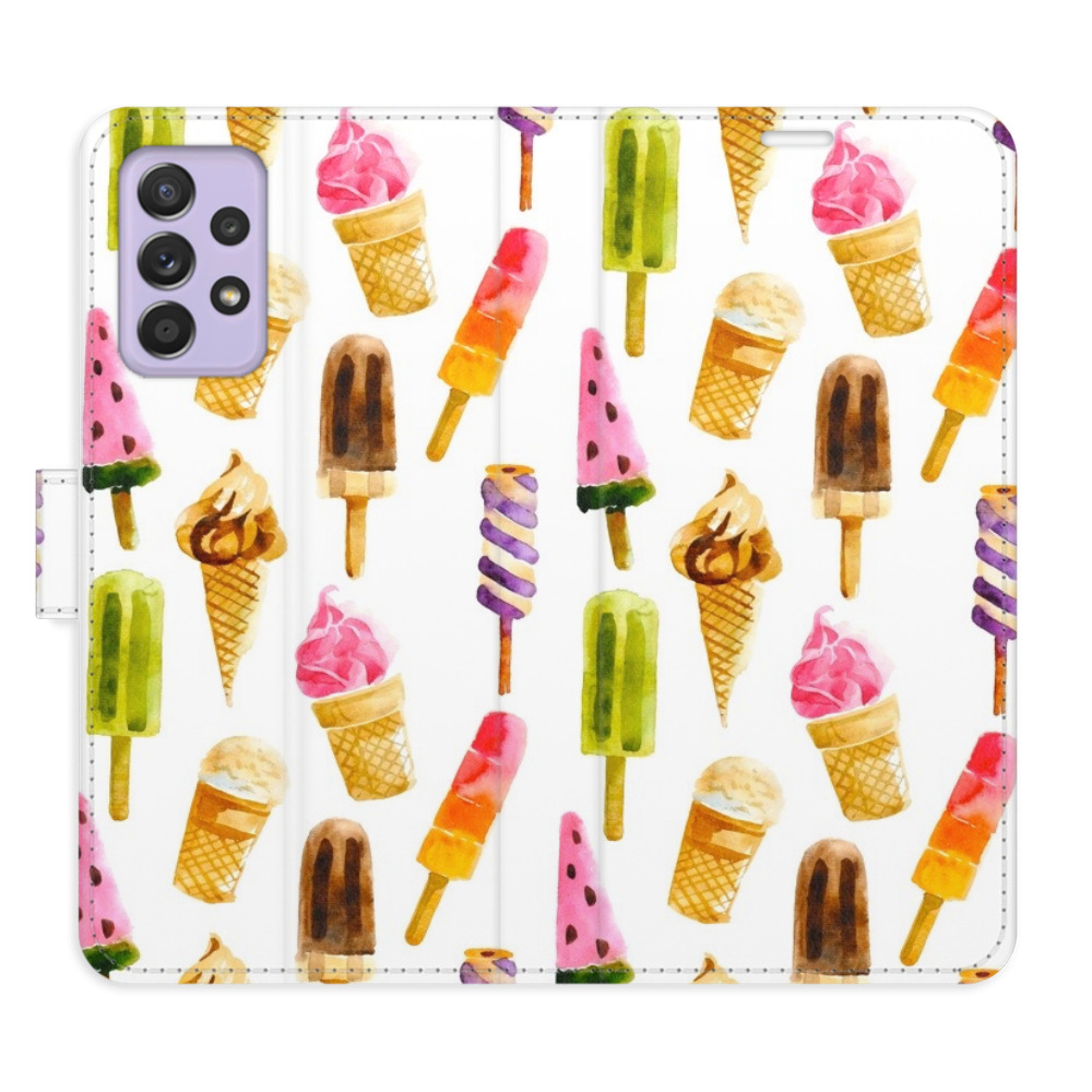 Flipové pouzdro iSaprio - Ice Cream Pattern - Samsung Galaxy A52 / A52 5G / A52s