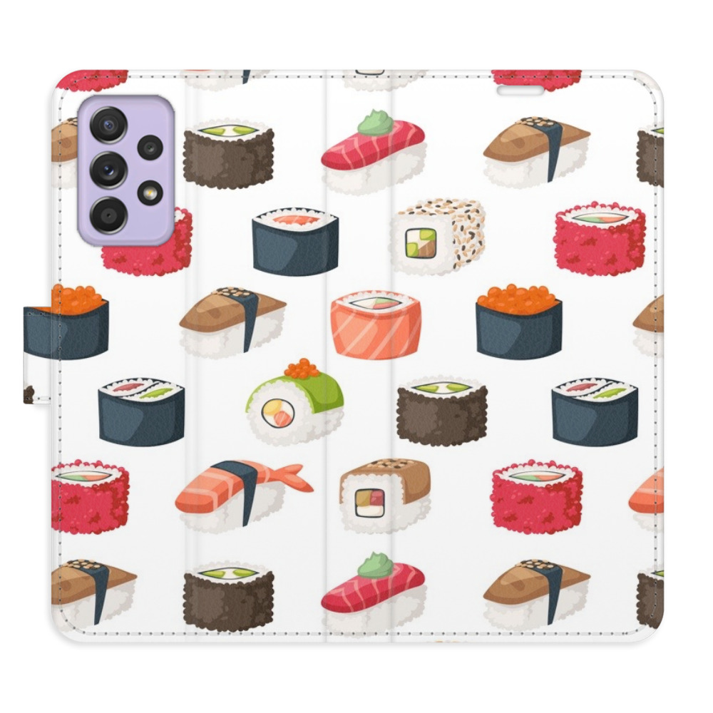 Flipové pouzdro iSaprio - Sushi Pattern 02 - Samsung Galaxy A52 / A52 5G / A52s
