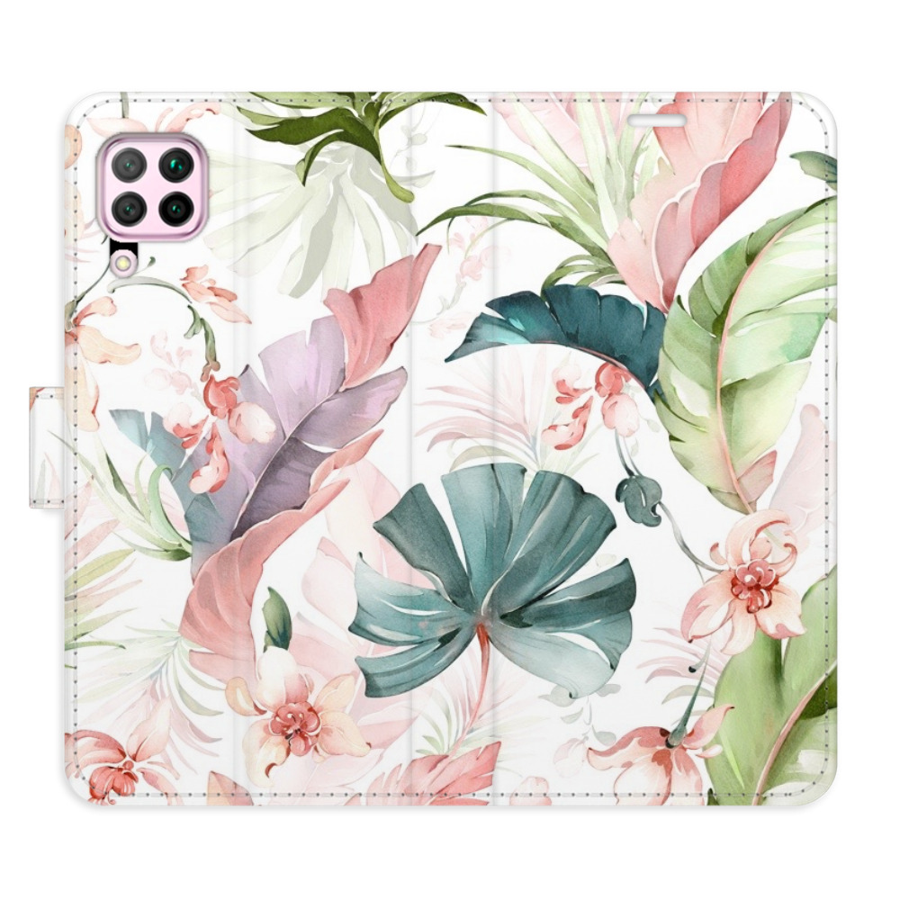 Flipové pouzdro iSaprio - Flower Pattern 07 - Huawei P40 Lite