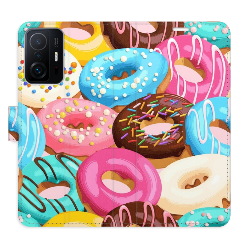 Flipové pouzdro iSaprio - Donuts Pattern 02 - Xiaomi 11T / 11T Pro