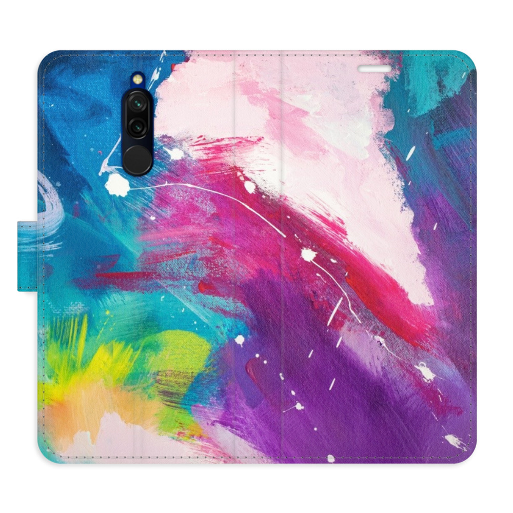 Levně Flipové pouzdro iSaprio - Abstract Paint 05 - Xiaomi Redmi 8