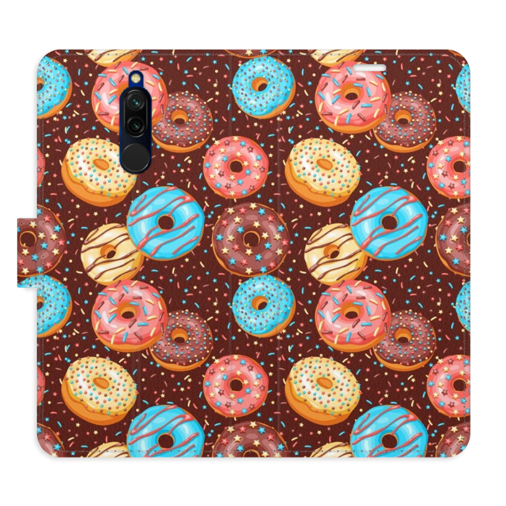 Flipové pouzdro iSaprio - Donuts Pattern - Xiaomi Redmi 8