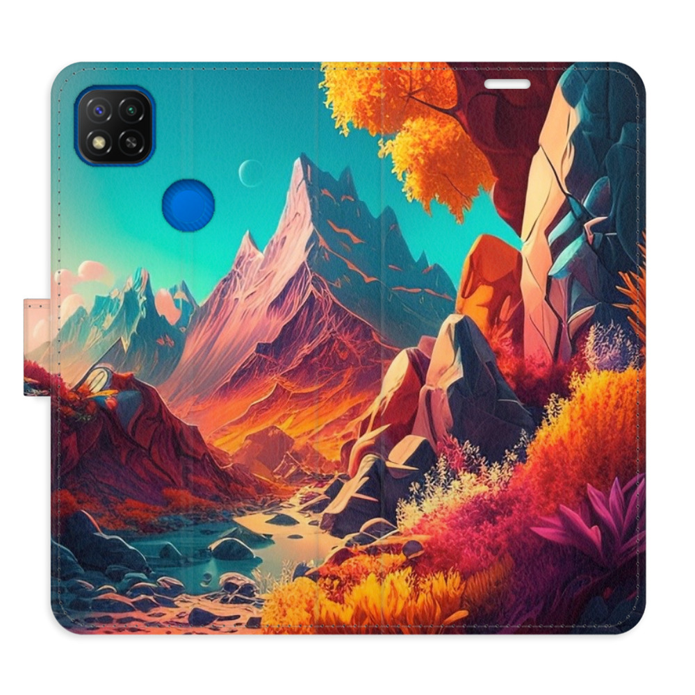 Flipové pouzdro iSaprio - Colorful Mountains - Xiaomi Redmi 9C