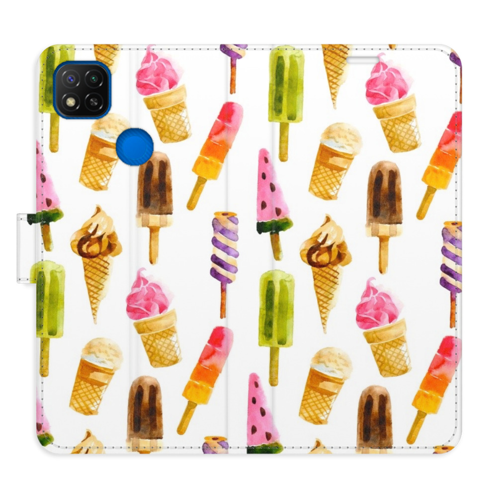 Flipové pouzdro iSaprio - Ice Cream Pattern - Xiaomi Redmi 9C