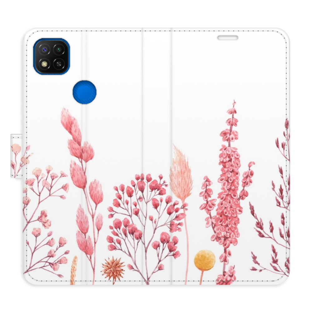 Flipové pouzdro iSaprio - Pink Flowers 03 - Xiaomi Redmi 9C