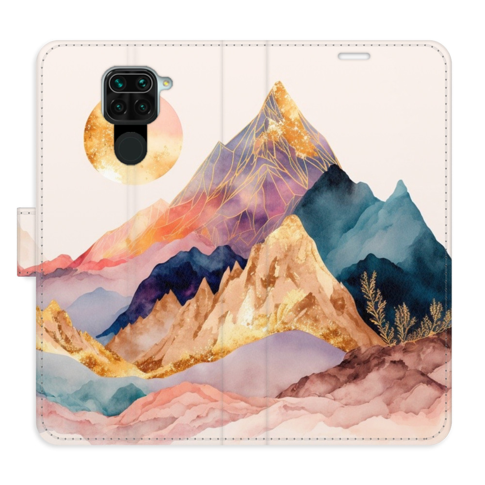 Flipové pouzdro iSaprio - Beautiful Mountains - Xiaomi Redmi Note 9