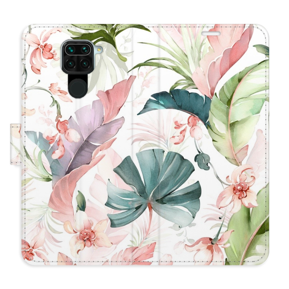 Flipové pouzdro iSaprio - Flower Pattern 07 - Xiaomi Redmi Note 9