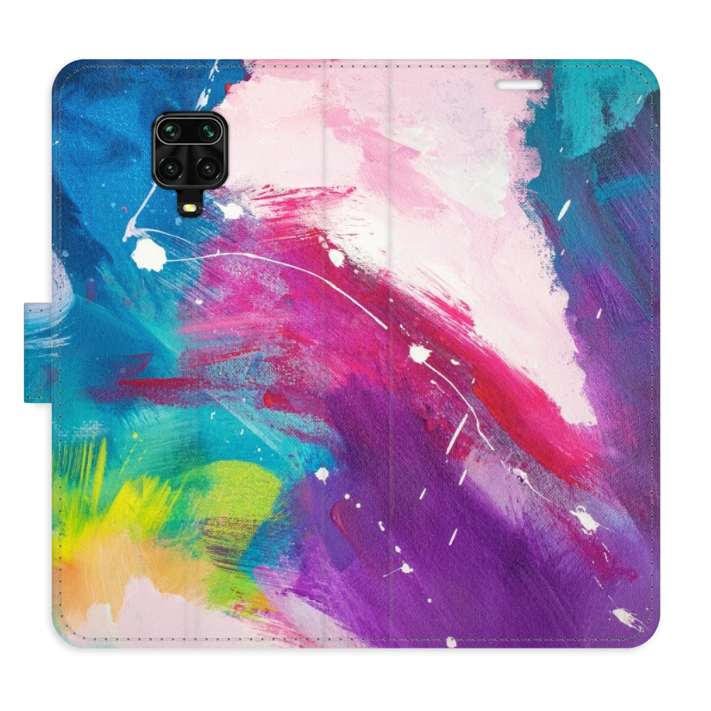 Flipové pouzdro iSaprio - Abstract Paint 05 - Xiaomi Redmi Note 9 Pro / Note 9S