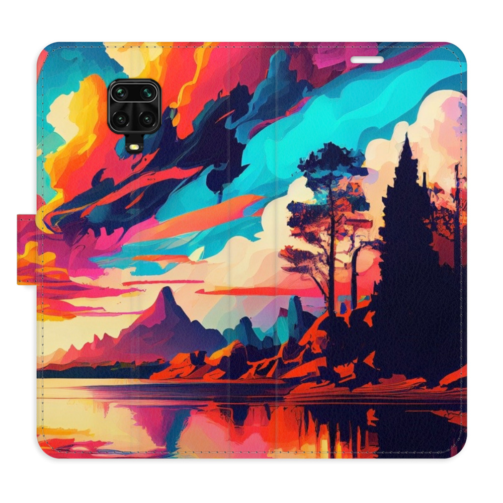 Flipové pouzdro iSaprio - Colorful Mountains 02 - Xiaomi Redmi Note 9 Pro / Note 9S