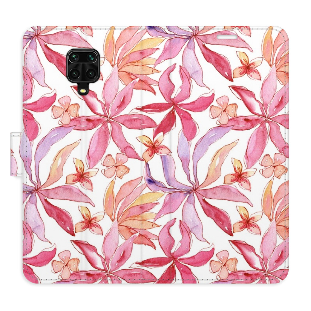 Flipové pouzdro iSaprio - Flower Pattern 10 - Xiaomi Redmi Note 9 Pro / Note 9S