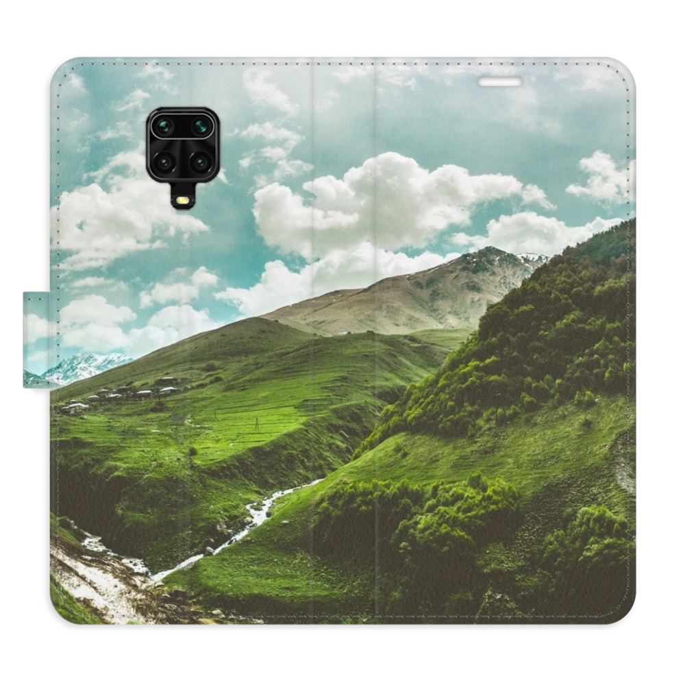 Flipové pouzdro iSaprio - Mountain Valley - Xiaomi Redmi Note 9 Pro / Note 9S